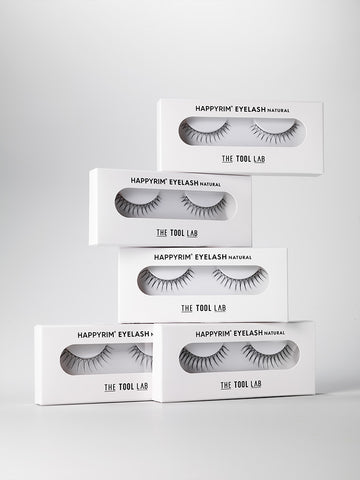 The Tool Lab Film Mascara 4.5g + Happylim Natural Strand Lashes (3 Packs / 3 Pairs) Set Mini Cleansing Soap Gift