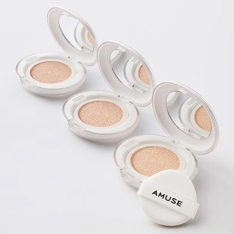 Amuse Ceramic Skin Perfector Cushion Full Size + Refill 03 Honey (15 g)