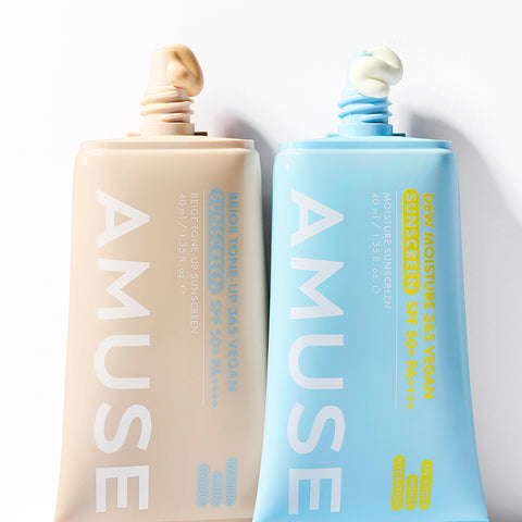 Amuse Beige Tone-Up 365 Vegan Sun Cream 40ml SPF50+