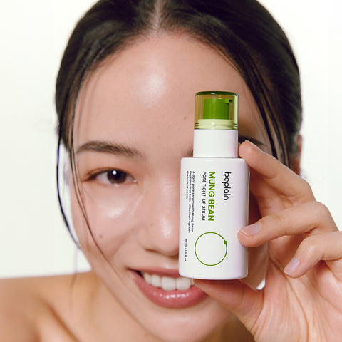 Beplain Mung Bean Pore Tight-Up Serum 30ml + Soothing Cream 60ml 2-Piece Set