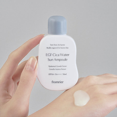 Fromrier Vegan EGF Cica Water Sun Ampoule 56ml