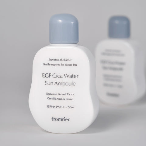 Fromrier Vegan EGF Cica Water Sun Ampoule 56ml