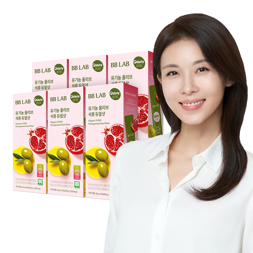 Nutrione BB Lab Organic Olive & Pomegranate Dual Shot 10 Sticks x 6 (200g)
