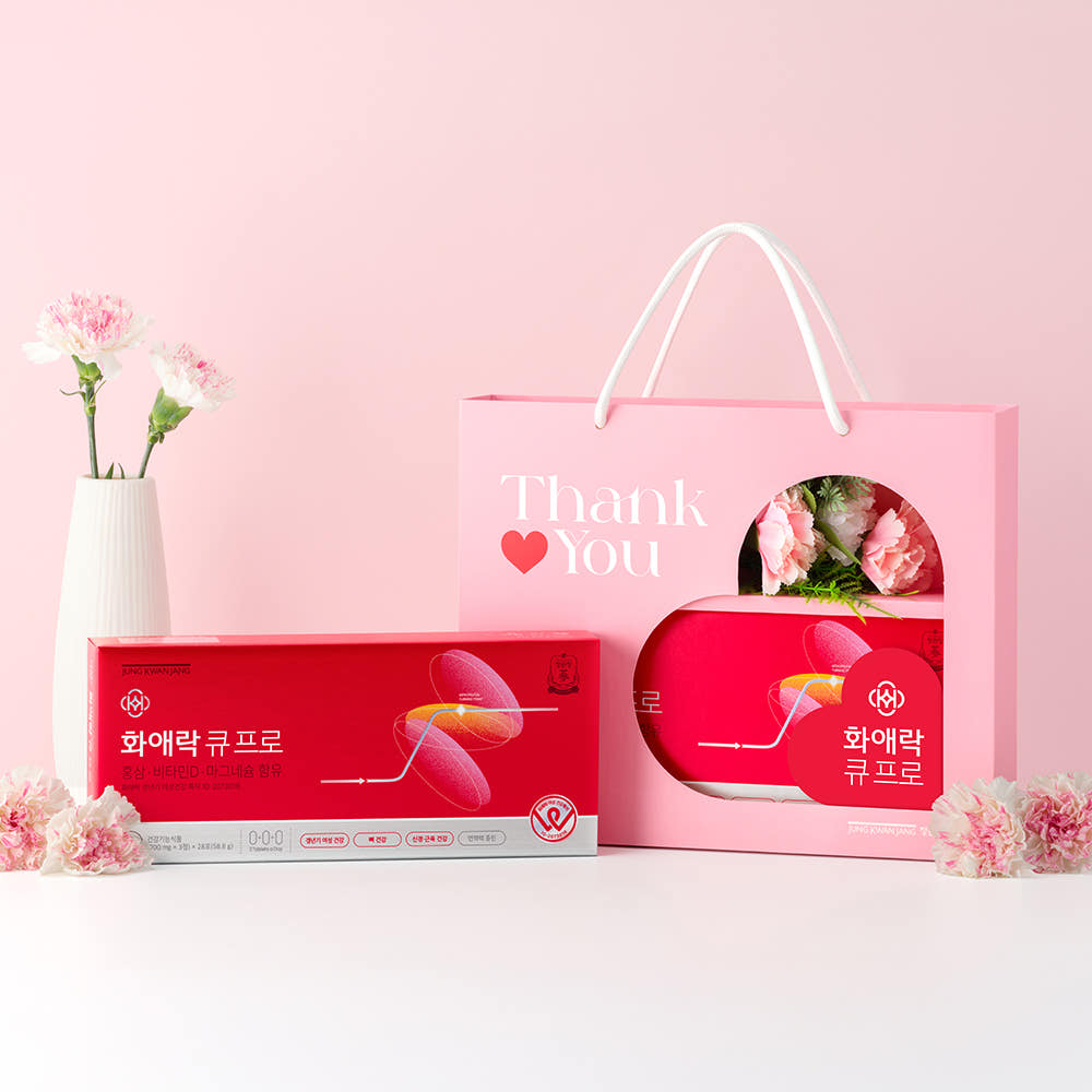 JungKwanJang Hwaerak Q PRO 700mg 84 Tablets Carnation Edition