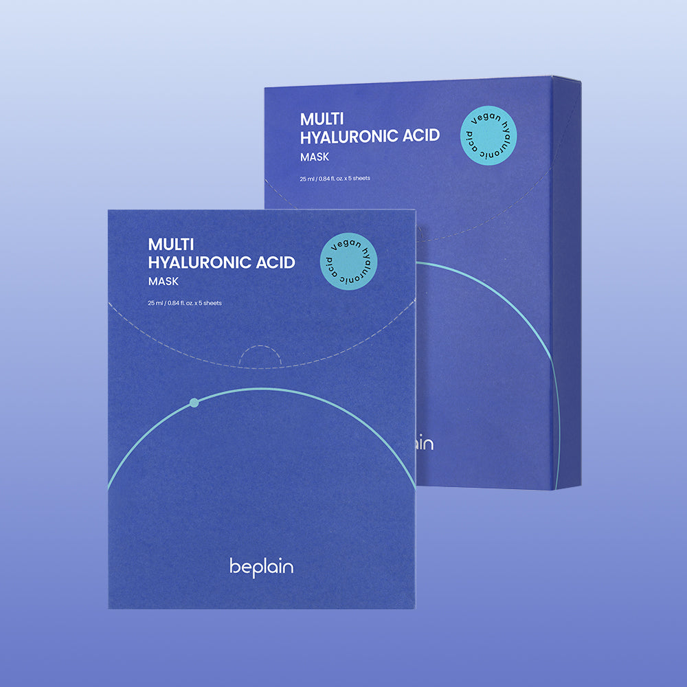Beplain Multi Hyaluronic Acid Mask 5P (2 Pack)