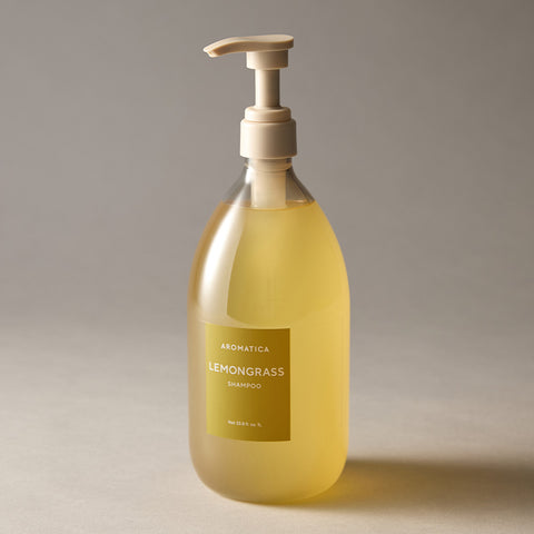 Aromatica Lemongrass Anti-Hair Loss Shampoo 1L + Refill 500ml Set