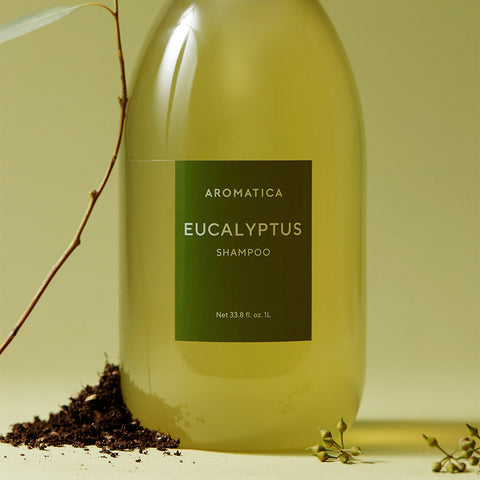 Aromatica Eucalyptus Hair Loss Care Shampoo 1L (Cooling, Mildly Acidic)