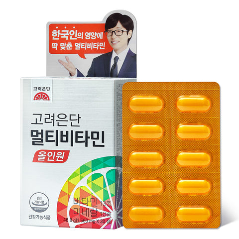 Koreaeundan Multivitamin All-in-One 1560mg x 30 Tablets