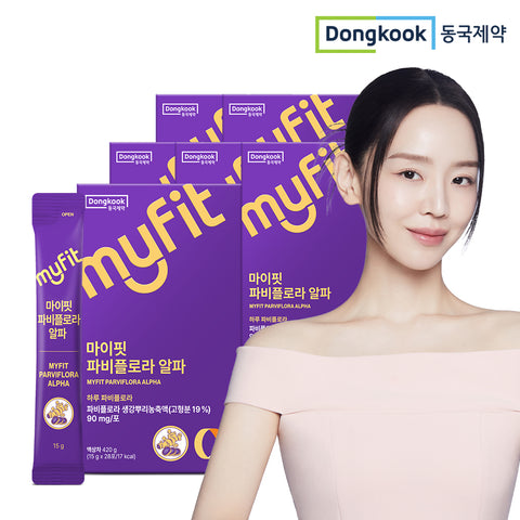 DongKook MyFit PabiFlora Alpha CD Low-Sugar Liquid Sticks 168 Count (28 x 6) Ginger Root Concentrate
