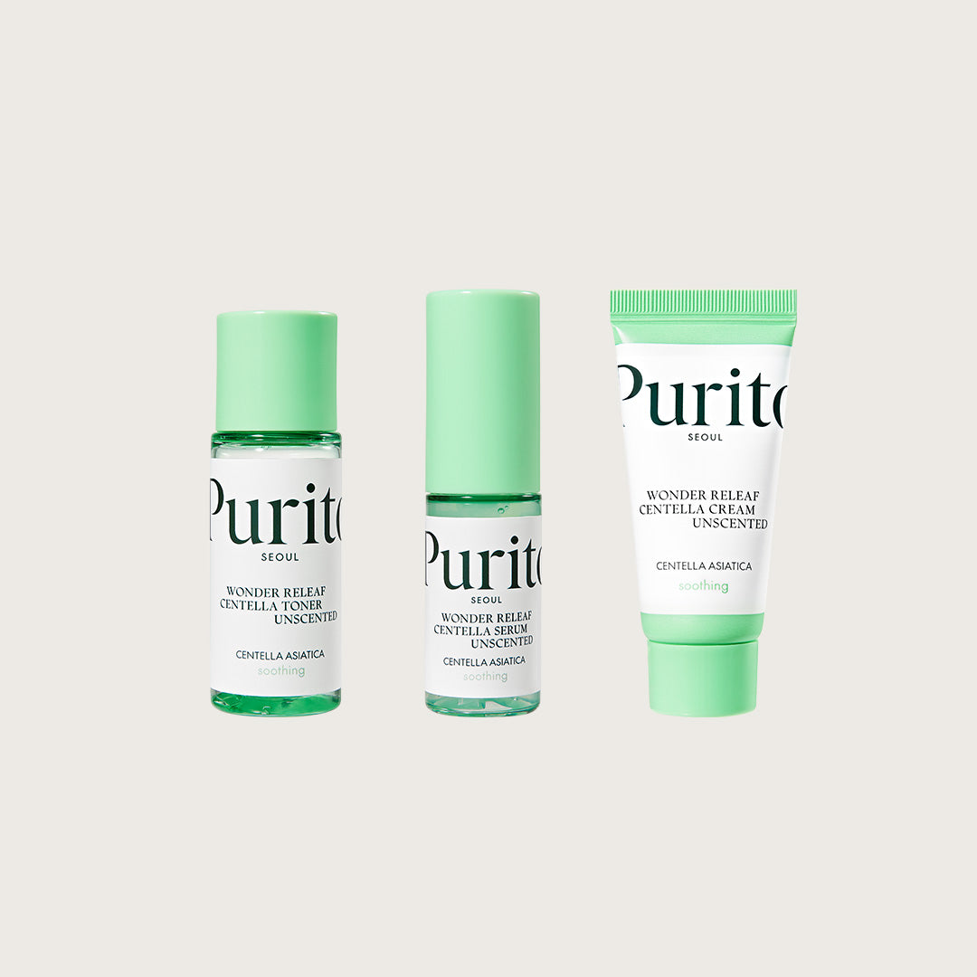 Purito Seoul Wonder Relief Centella Mini Kit (Unscented)
