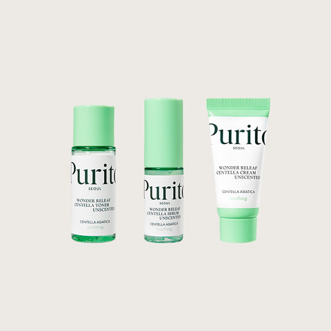 Purito Seoul Wonder Relief Centella Mini Kit (Unscented)