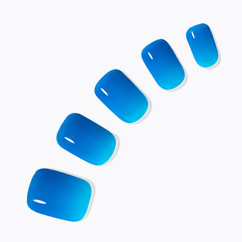 Dashing Diva Magic Press Aqua (Regular Round) Nail Tips