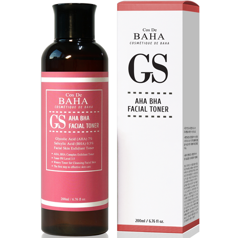 Cos De BAHA GS AHA 7% + BHA 0.5% Exfoliating Toner 200ml