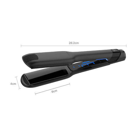 Glampalm Glam Muse Touch Volume Wide Hair Iron (Pure Black) GP502TPB