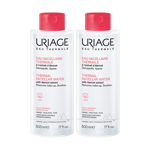 Uriage Micellar Cleansing Water Sensitive 500 ml (Pack of 2)