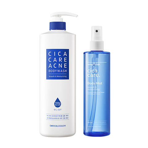 Someblossom Cica Care Body Set (Body Mist + Body Wash) - 2-Piece Set