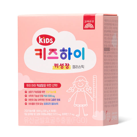Koreaeundan Kids High Growth Jelly Stick FGO 30 Sticks (4 Free Gifts)