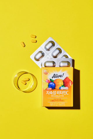 Alive Sustained Vitamin C 30 Tablets (2 Pack)