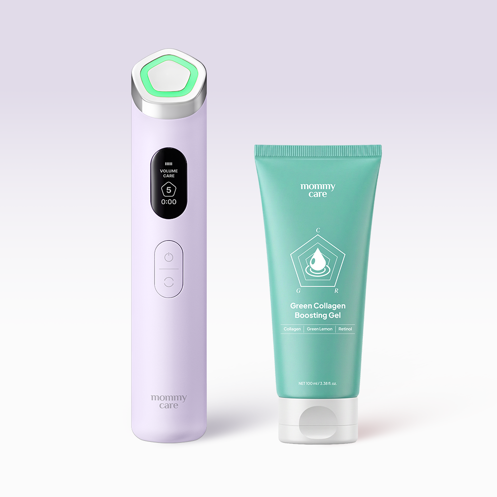 MommyCare PentaPrime All-in-One Radiance & Firming Device + Boosting Gel (Purple)