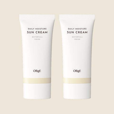 OBGE Daily Moisture Essence Sun Cream 50ml (2 Pack)