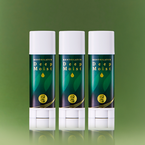 Mentholatum Deep Moist Lip Balm Menthol 4.5g (3 Pack)