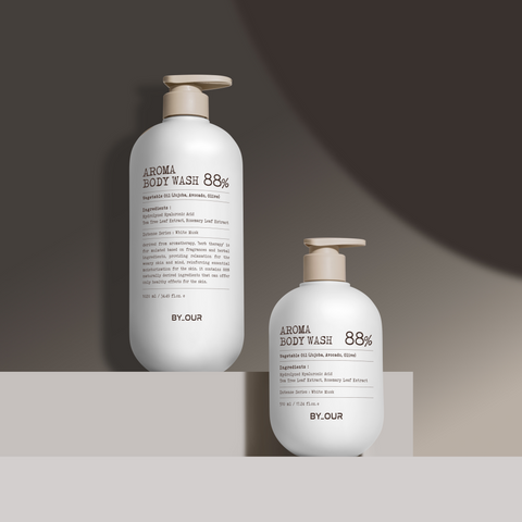 Byour Mildly Acidic Perfume Aroma Body Wash White Musk 1.02L x 2