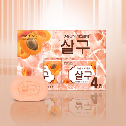 Clio Dongsan C&G Apricot Soap 90g (4 bars x 3 packs)
