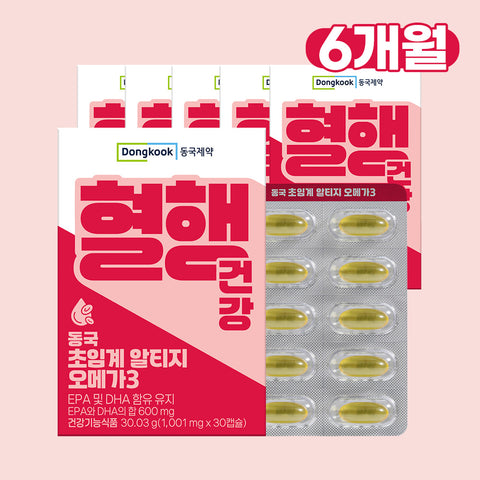 DongKook Supercritical rTG Omega-3 30 Capsules (6 Pack) (5+1)