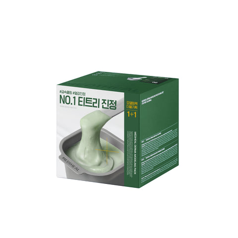Mediheal Derma Modeling Pack [Tea Tree Soothing] 1+1 (Ampoule 2ml / Powder 28g)