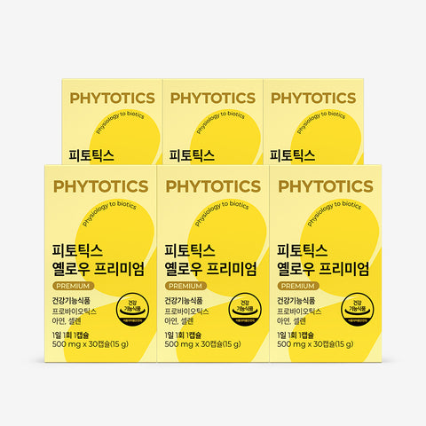 Phytotics Yellow Premium Women's Vaginal-Origin Probiotics 500mg x 30 Capsules (6 Pack)