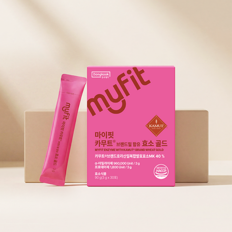 DongKook MyFit Kamut Enzyme Gold Fermented Grain Powder 3g x 30 sticks (3-Pack 3 Months)