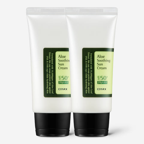 COSRX Aloe Soothing Sun Cream 50ml (2 Pack)