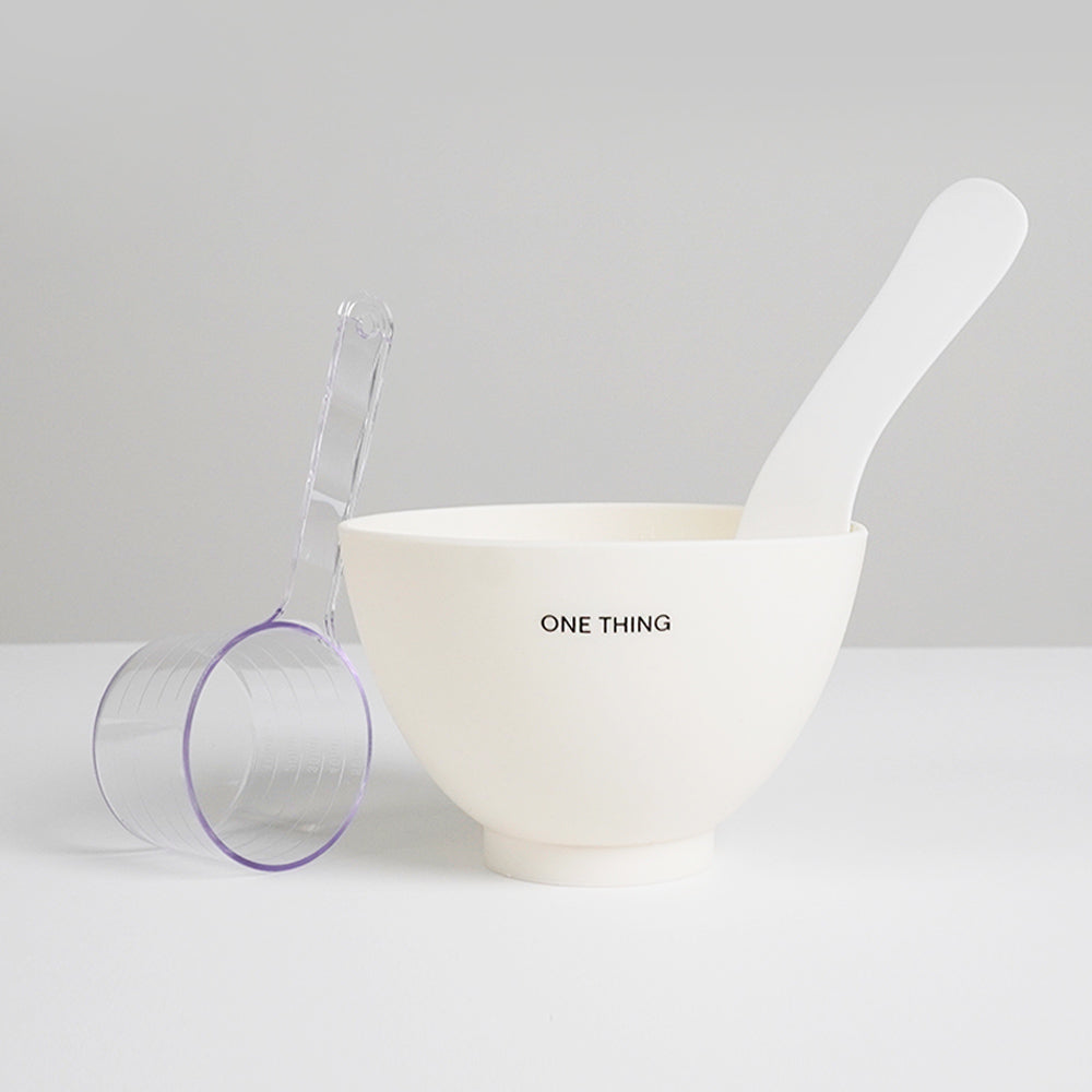 One Thing Pack Tool 3-Piece Set (Silicone Bowl 250ml + Spatula + 50ml Measuring Cup)