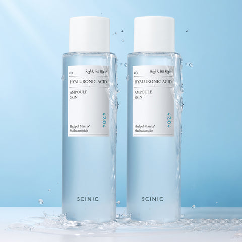 Scinic Hyaluronic Acid Ampoule Skin Moisture Toner 150ml (1+1)