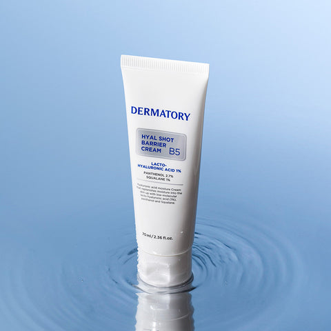 Dermatory Hyal-Shot Ampoule B5 (Barrier/Cream) 50ml + Cream B5 70ml Set Free Radiance Lotion 30ml