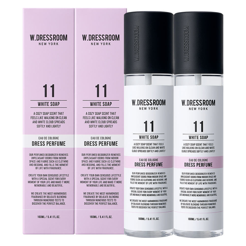 W.Dressroom Dress Perfume No.11 White Soap 160ml (2 Pack)