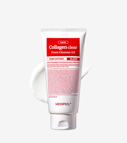 Medipeel Red Lacto Collagen Clear 2.0 Cleansing Foam 300ml (1pc)