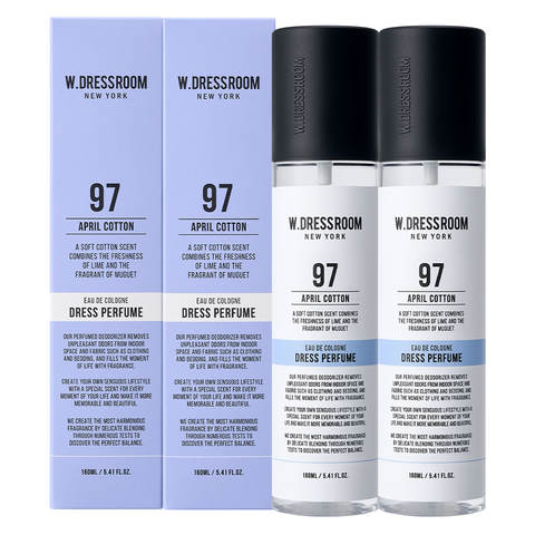 W.Dressroom Dress Perfume No.97 April Cotton 160ml (2 pack)