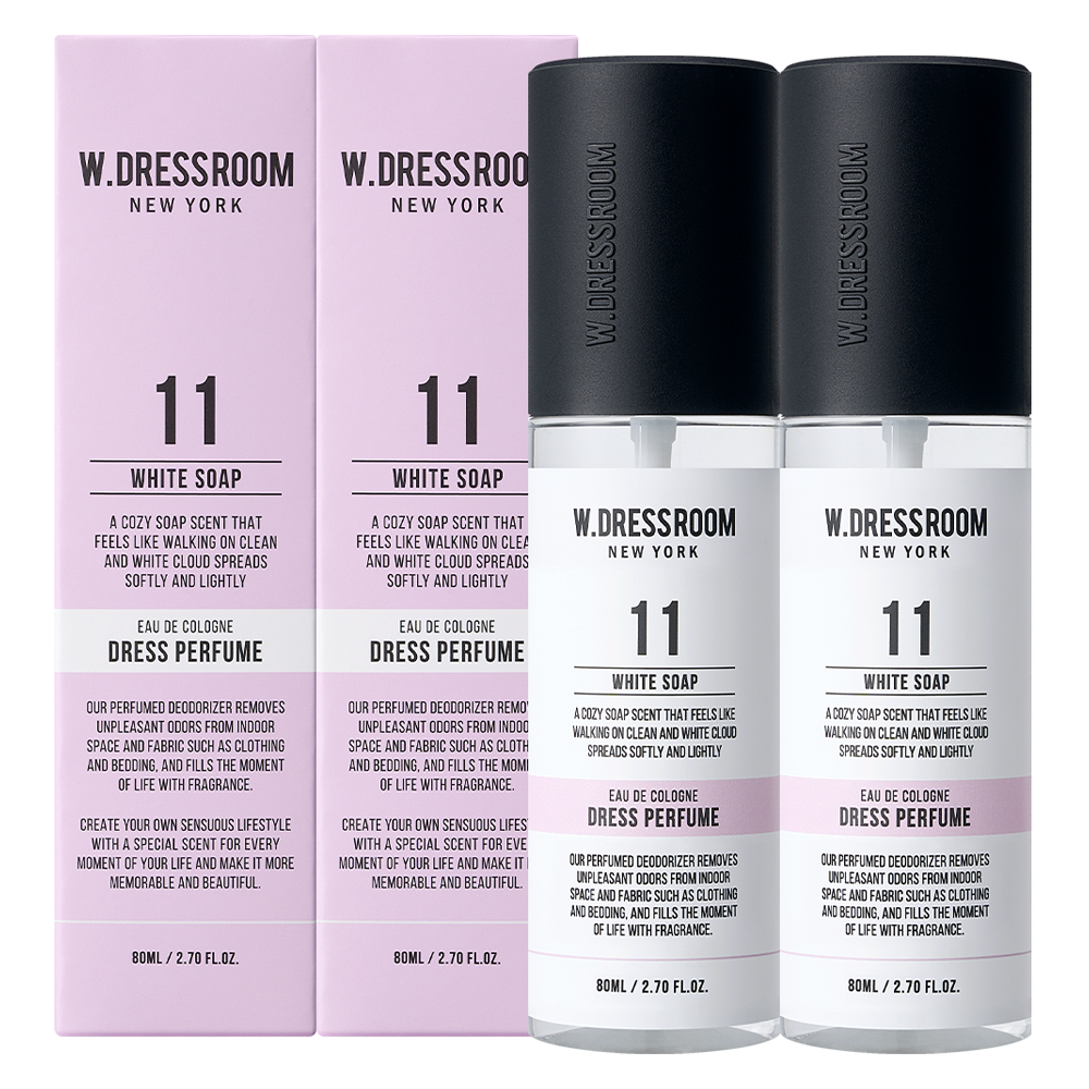 W.Dressroom Dress Perfume No.11 White Soap 80ml (2 pack)