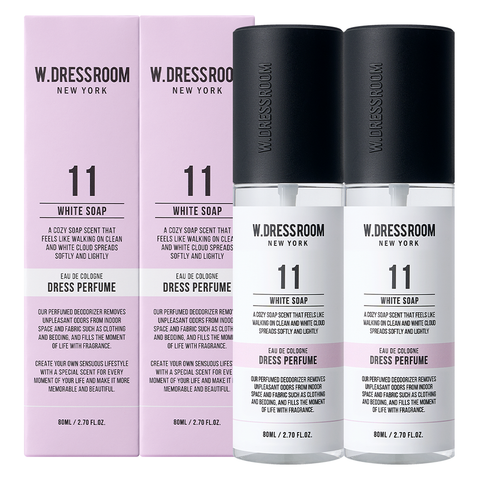 W.Dressroom Dress Perfume No.11 White Soap 80ml (2 pack)