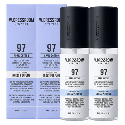 W.Dressroom Dress Perfume No.97 April Cotton 80ml (2 pack)