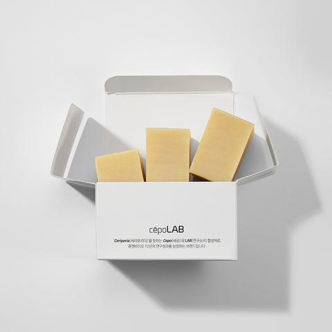 cepoLAB Biogenic Cleansing Soap Value Pack 100g x 3 (Seriporia 25%)