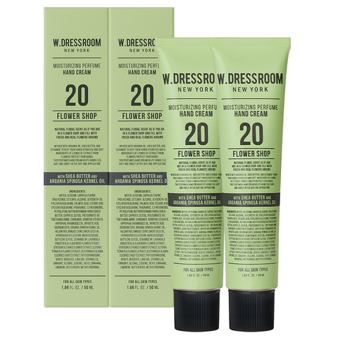 W.Dressroom Perfume Hand Cream No.20 Flower Shop 50ml (2 pack)