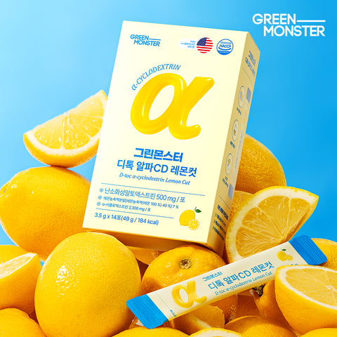 Green Monster Detox Alpha CD Lemon Cut 49g 12 Pack