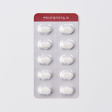 Esther Formula Policosanol 20 (Total Fatty Alcohols 20 mg) 30 Tablets x 10
