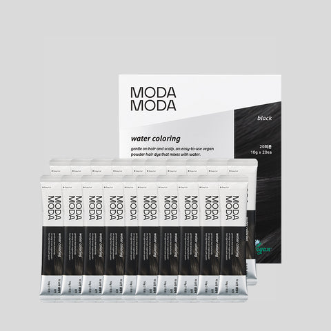 MODAMODA The Mild Water Hair Dye 20 Sheets (Black) - Refill