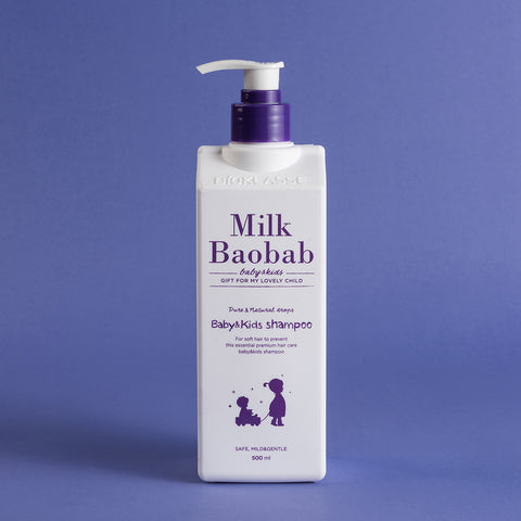 Milk Baobab Baby & Kids Shampoo 500ml + Kids Facial Foam 300ml