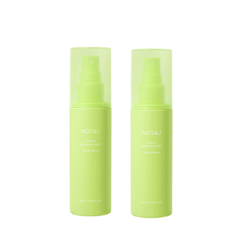 NOT4U Vegan Sun Body Mist 85ml (2 Pack)