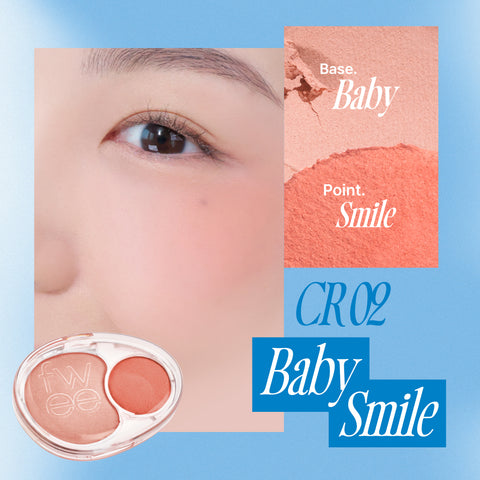 Fwee Mellow Dual Blusher 7.2g (12 Colors)