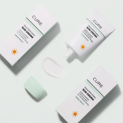 Kim Jeong Moon Aloe Cooling Sun Cream 40ml + Green Sun Cream 40ml 2-Piece Set